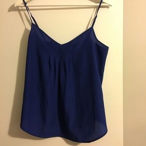 Aritzia Waverly Camisole Blouse Royal Blue Sz M